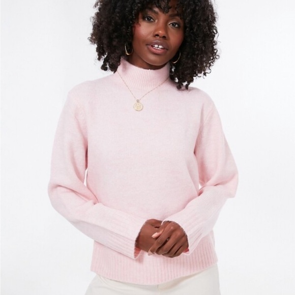 Tuckernuck Hyacinth House Pink Cameron Turtleneck Sweater New Size XS - Picture 7 of 7